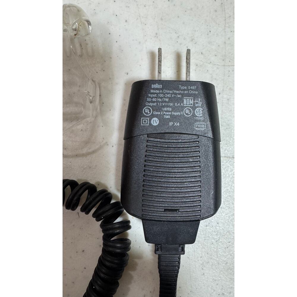 Braun 5497 Shaver / Razor with Power Adapter Charging Cord Cable Tested - Picture 3 of 6